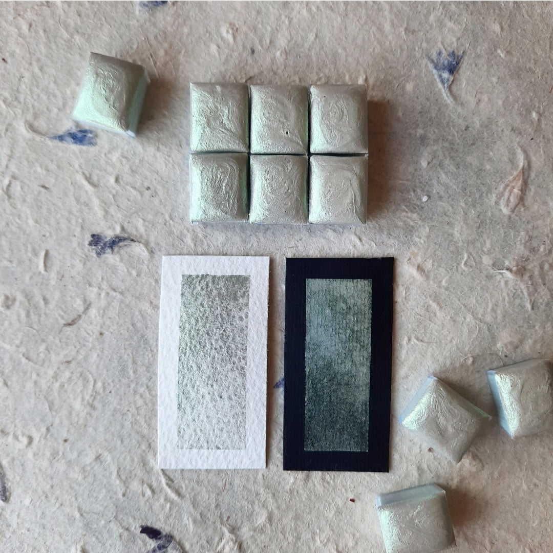 "Nebula Green" (Limited Edition) - Ghostly Green Shimmer - Individual Pan