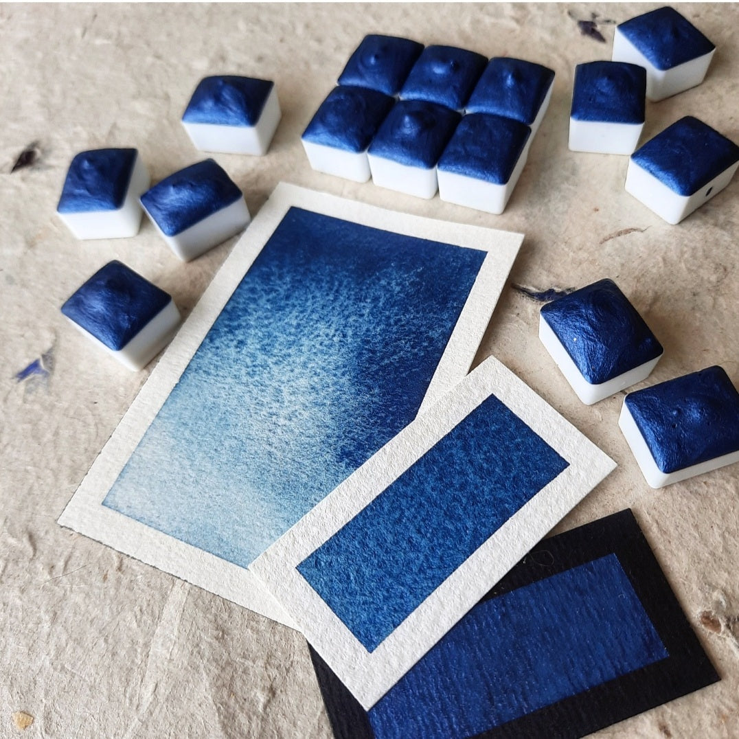 "Ocean Blue" - Dark Blue Shimmer