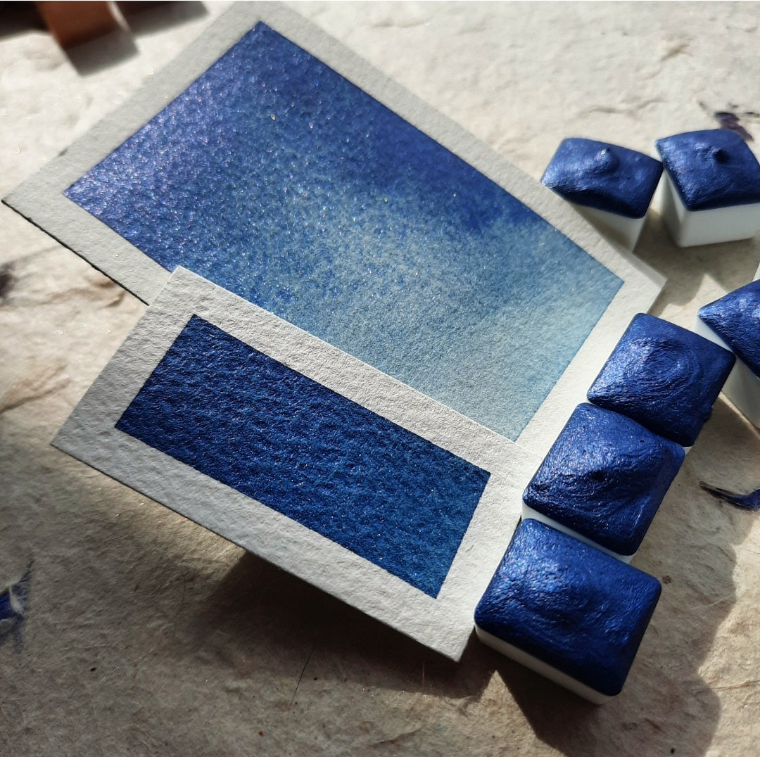 "Ocean Blue" - Dark Blue Shimmer