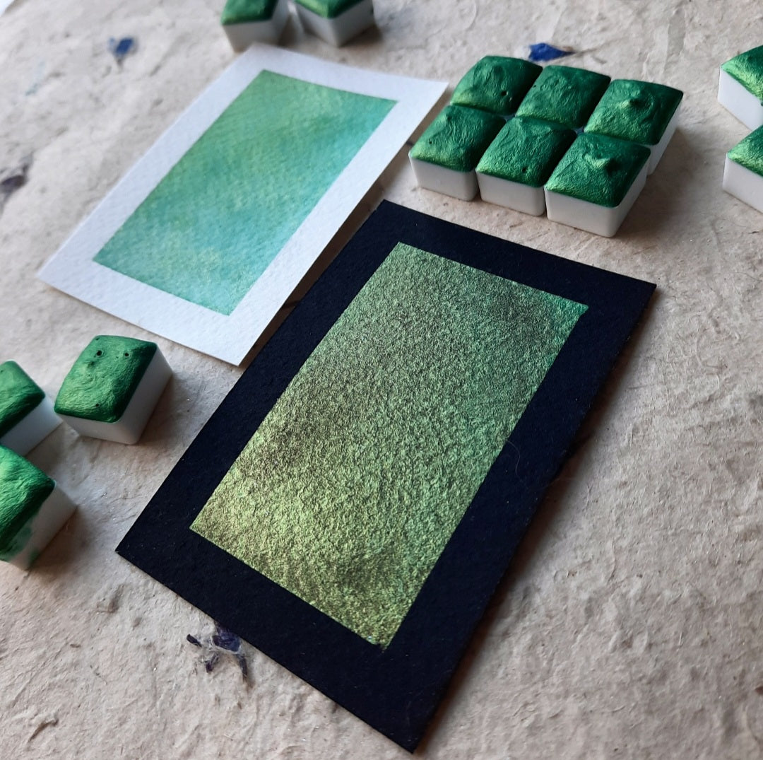 "Fairy Green" - Duochrome Golden/Green Shimmer