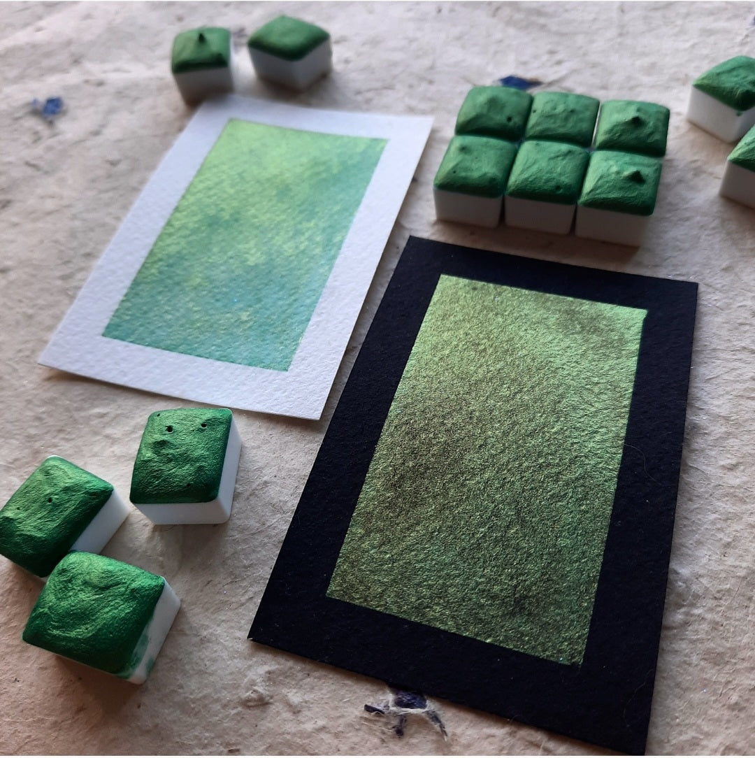 "Fairy Green" - Duochrome Golden/Green Shimmer