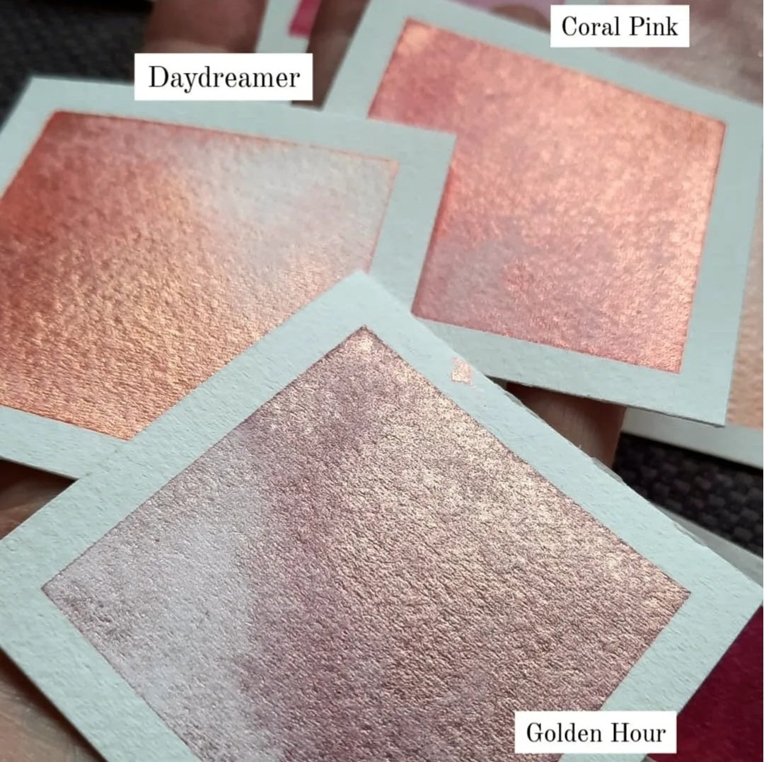 "Daydreamer" - Gold/Pink Duotone Shimmer