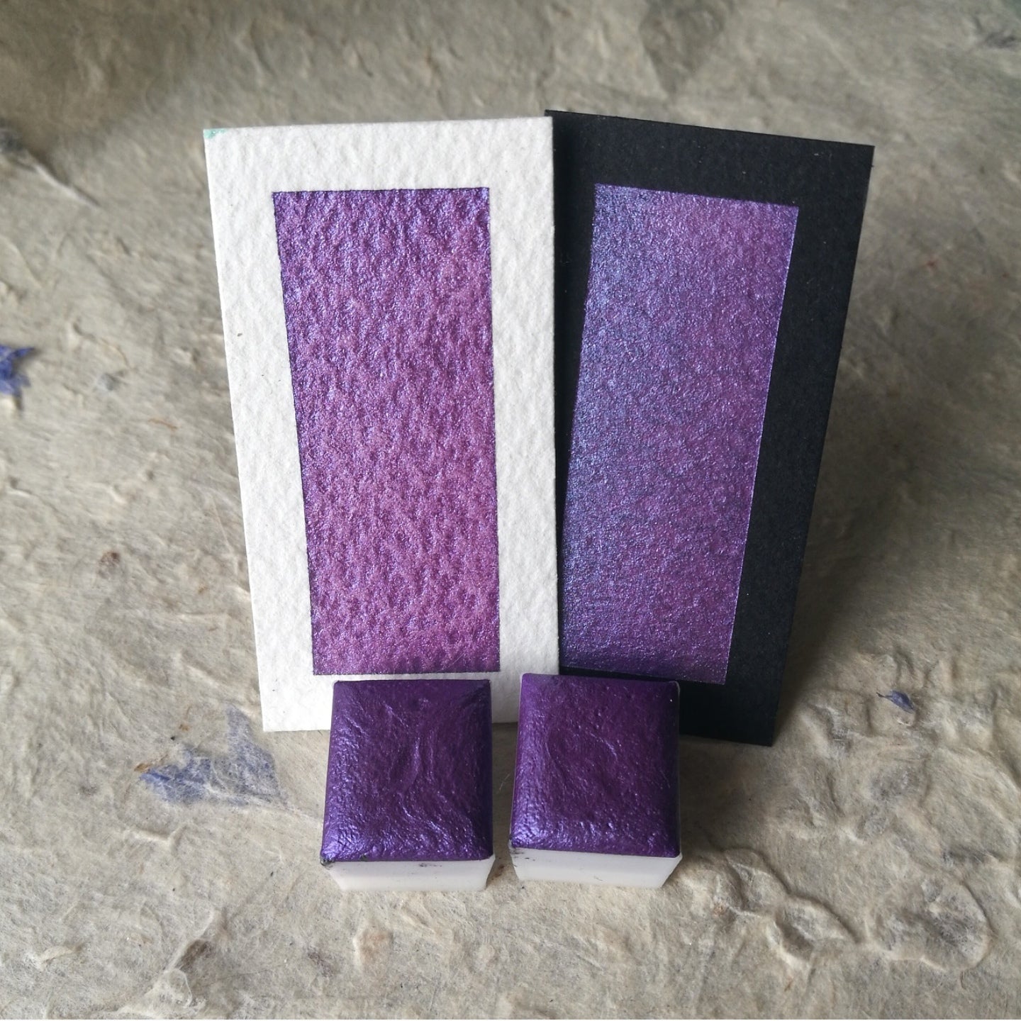 Discontinuing - "Sugar Plum" - Pinkish Purple Shimmer - Individual Half Pan