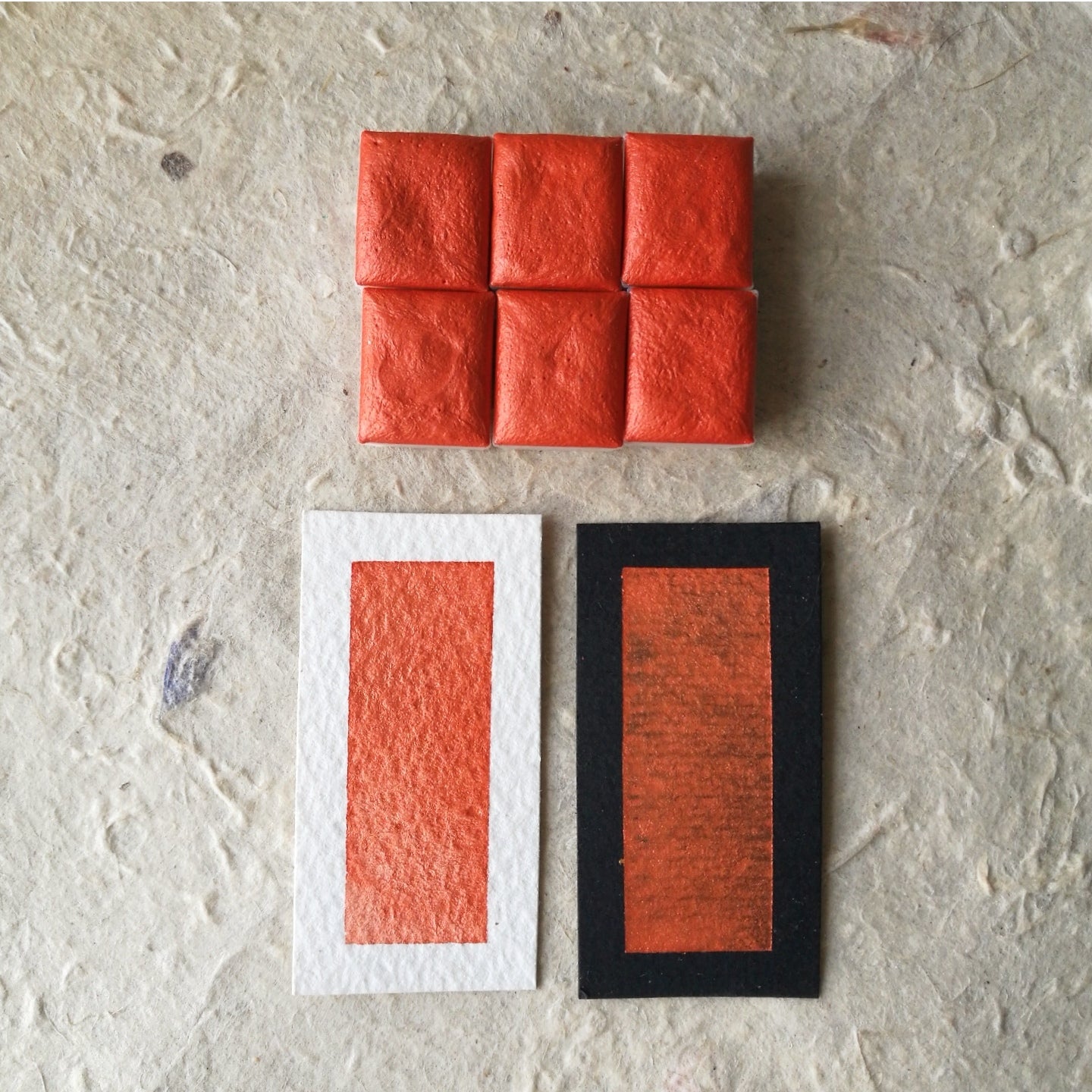 "Sunset Orange" - Bright Orange Shimmer