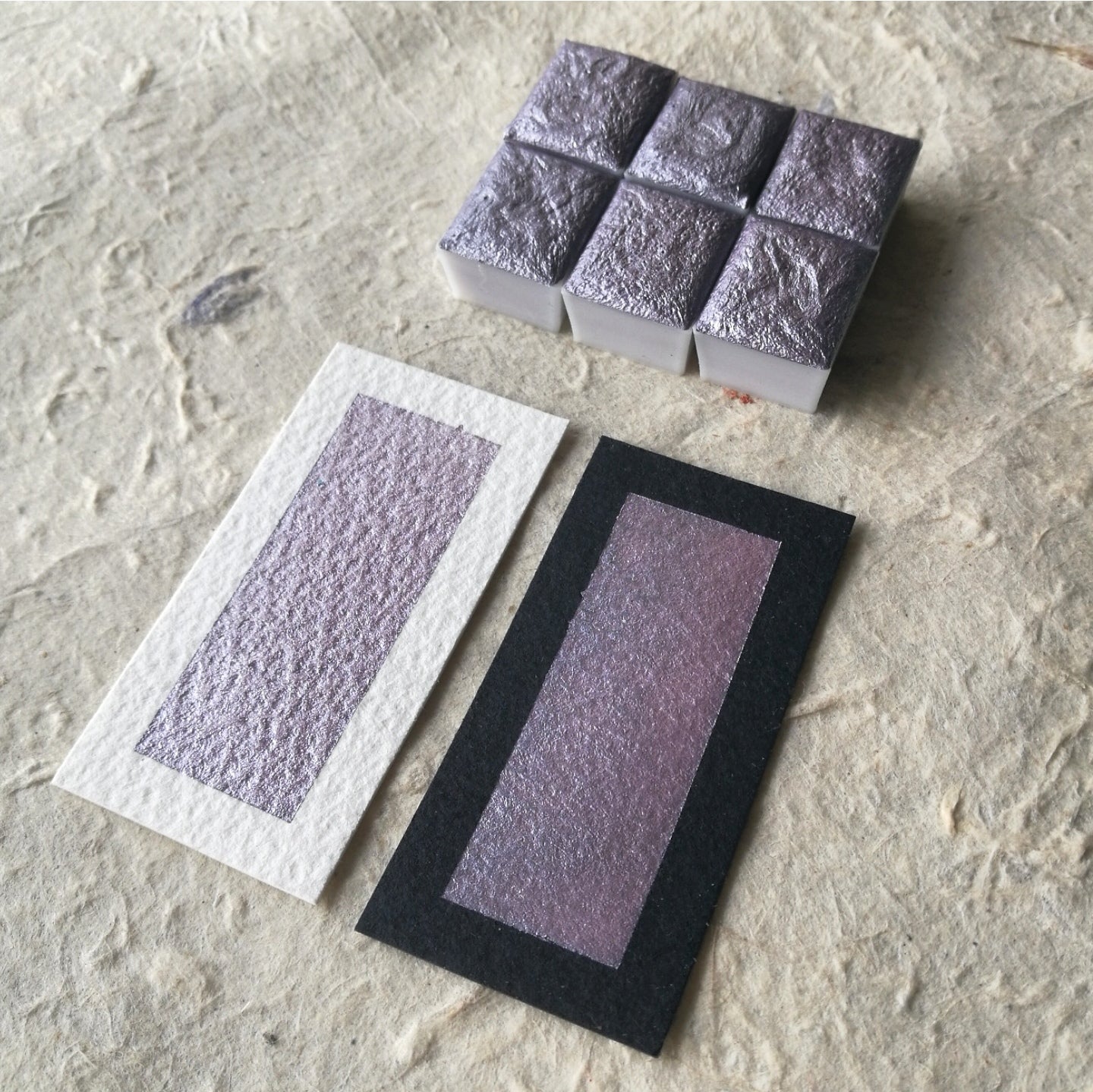 "Frosted Lilacs" - Light Purple Shimmer