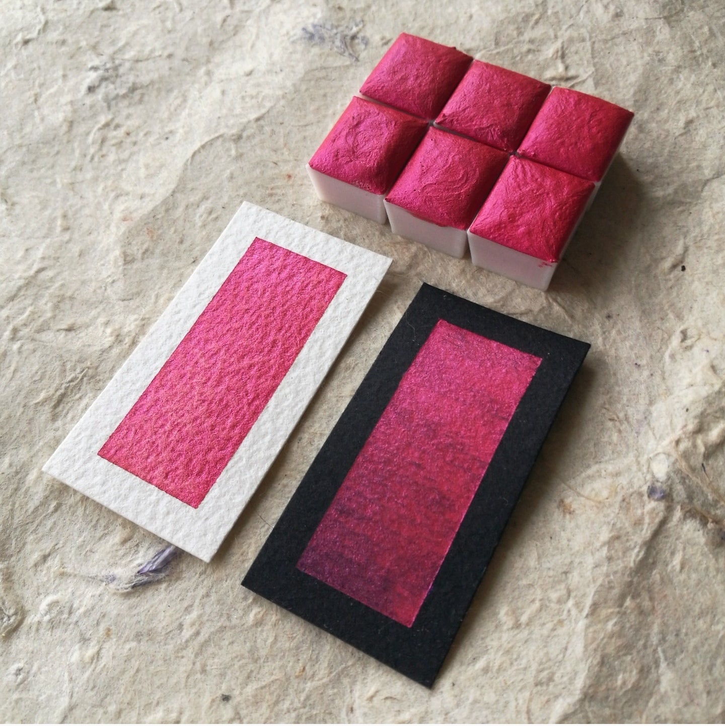 "Coral Red" - Pinkish Red Shimmer