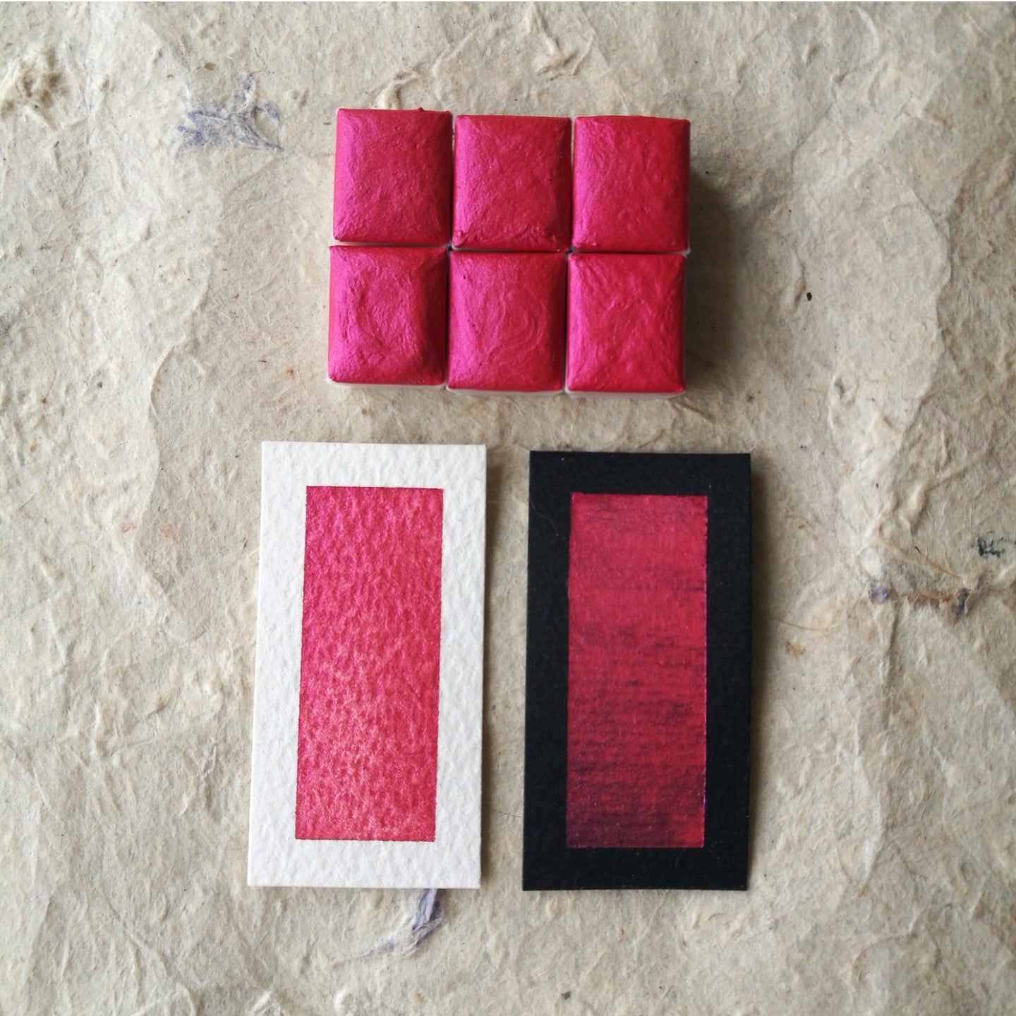 "Coral Red" - Pinkish Red Shimmer