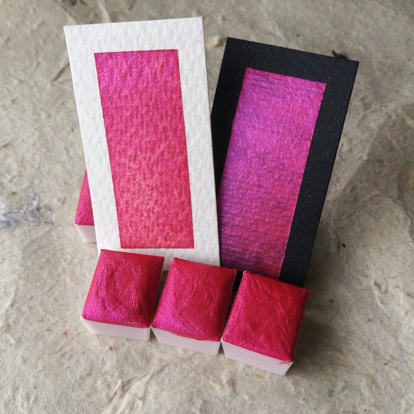 "Coral Red" - Pinkish Red Shimmer