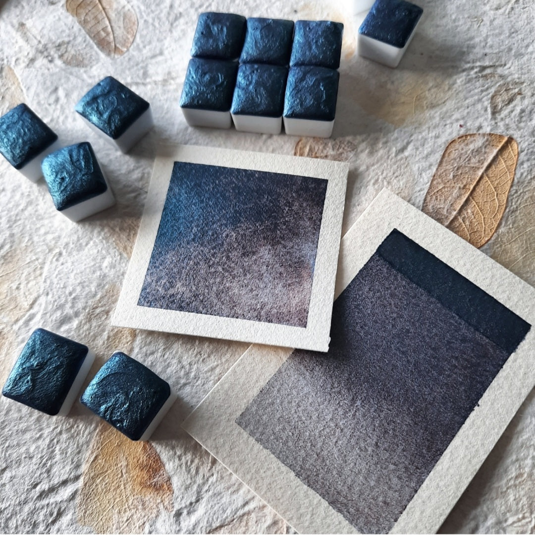 "Tempest Blue" - Duochrome Blue/Violet Shimmer - Individual Pan
