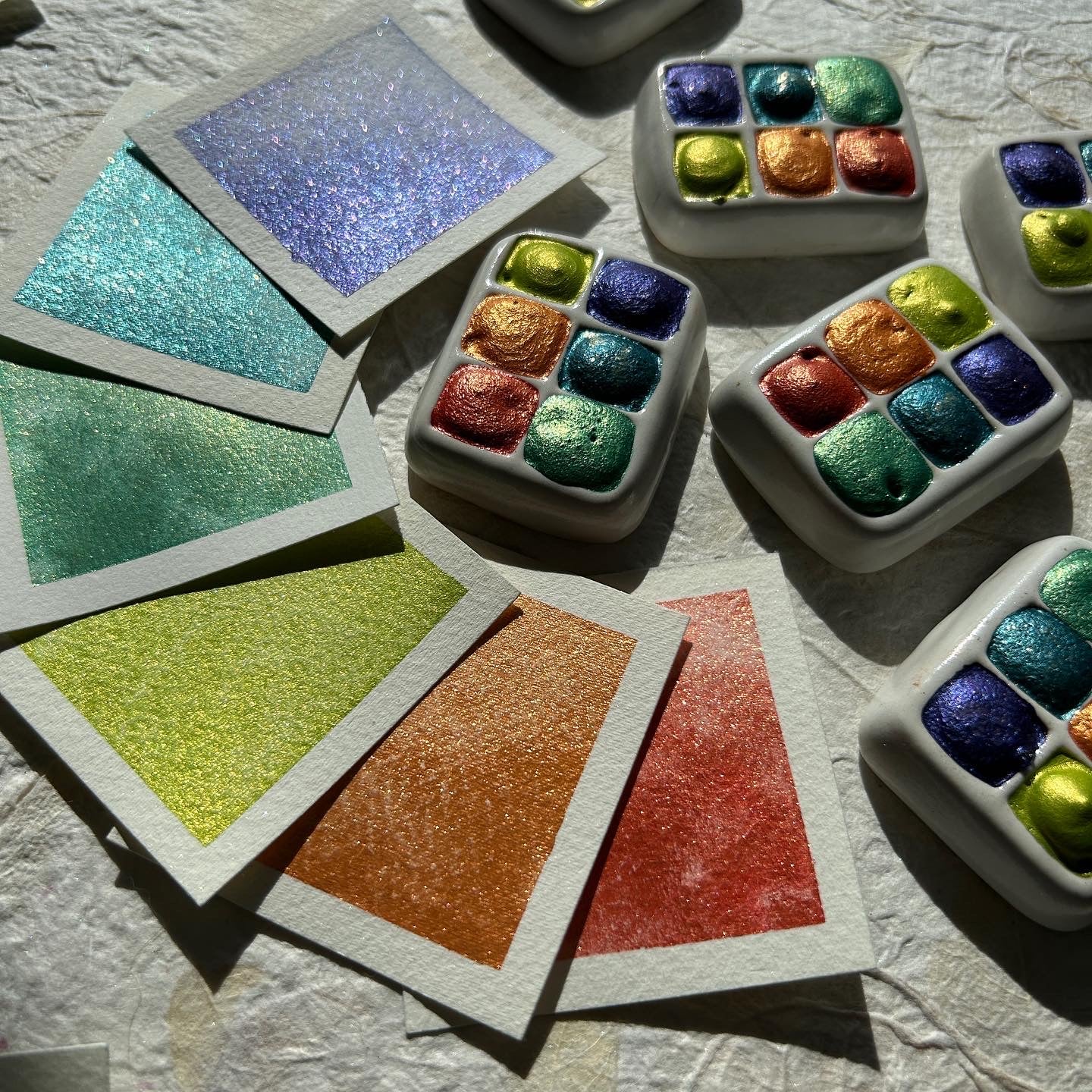 ✨New✨ Ceramic Mini Palettes (Summer) - by Pottery with Soul