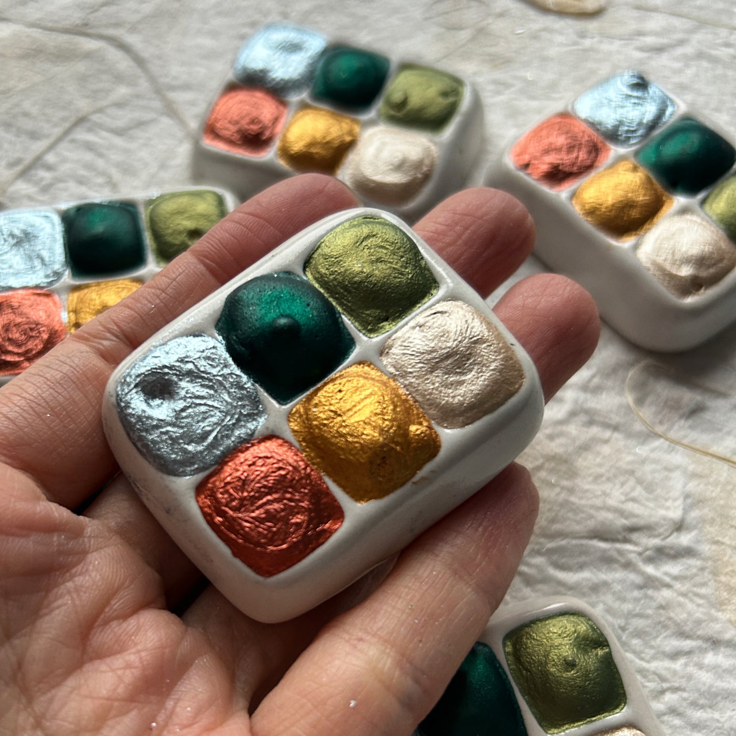 ✨New✨ Ceramic Mini Palette (Christmas) - by Pottery with Soul