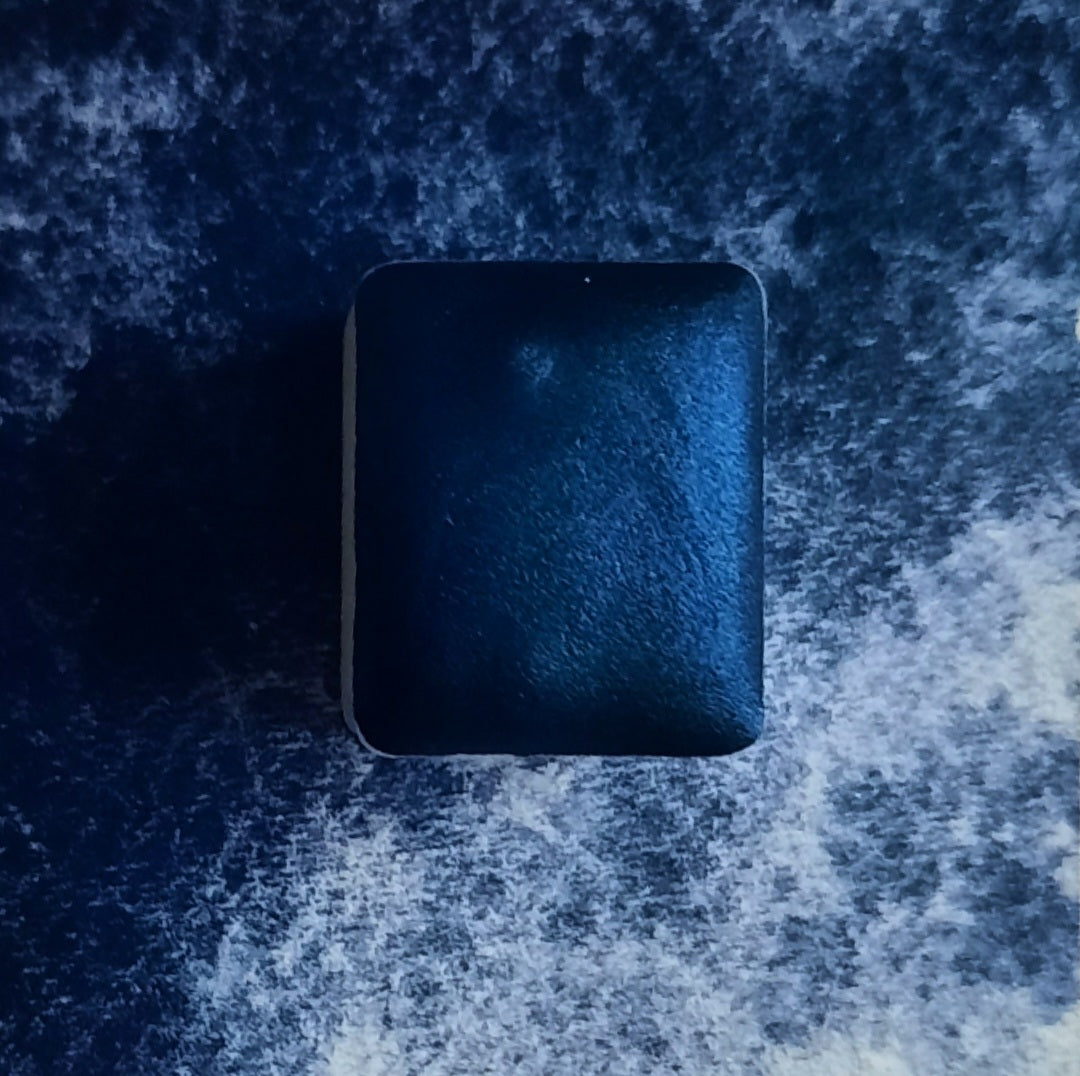 "Blue Velvet" - Dark Blue Shimmer - Individual Half Pan