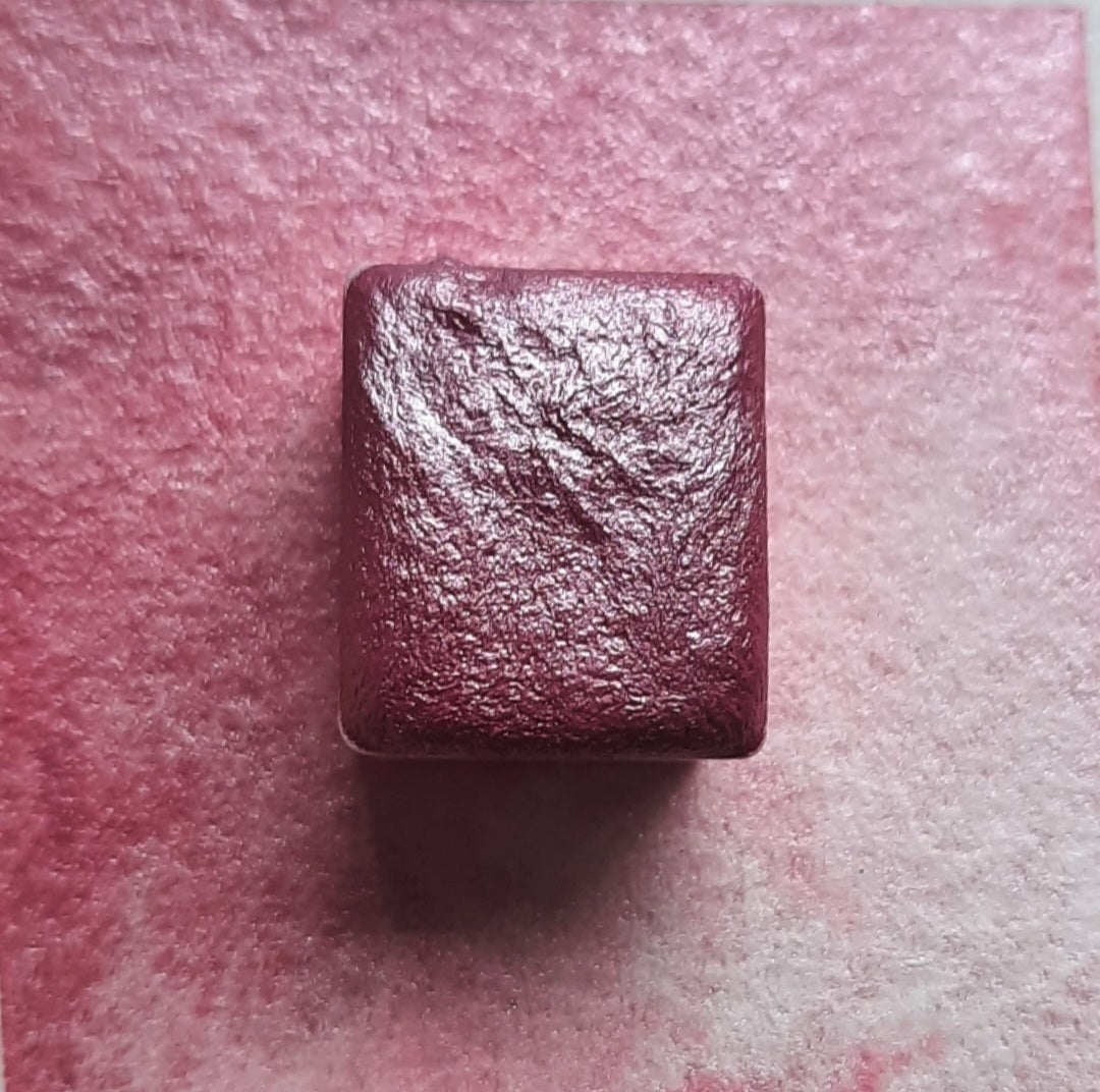 ✹5€ Half Pan✹ "Bubble Gum " (new version) - Cool Pink Shimmer - Individual Half Pan