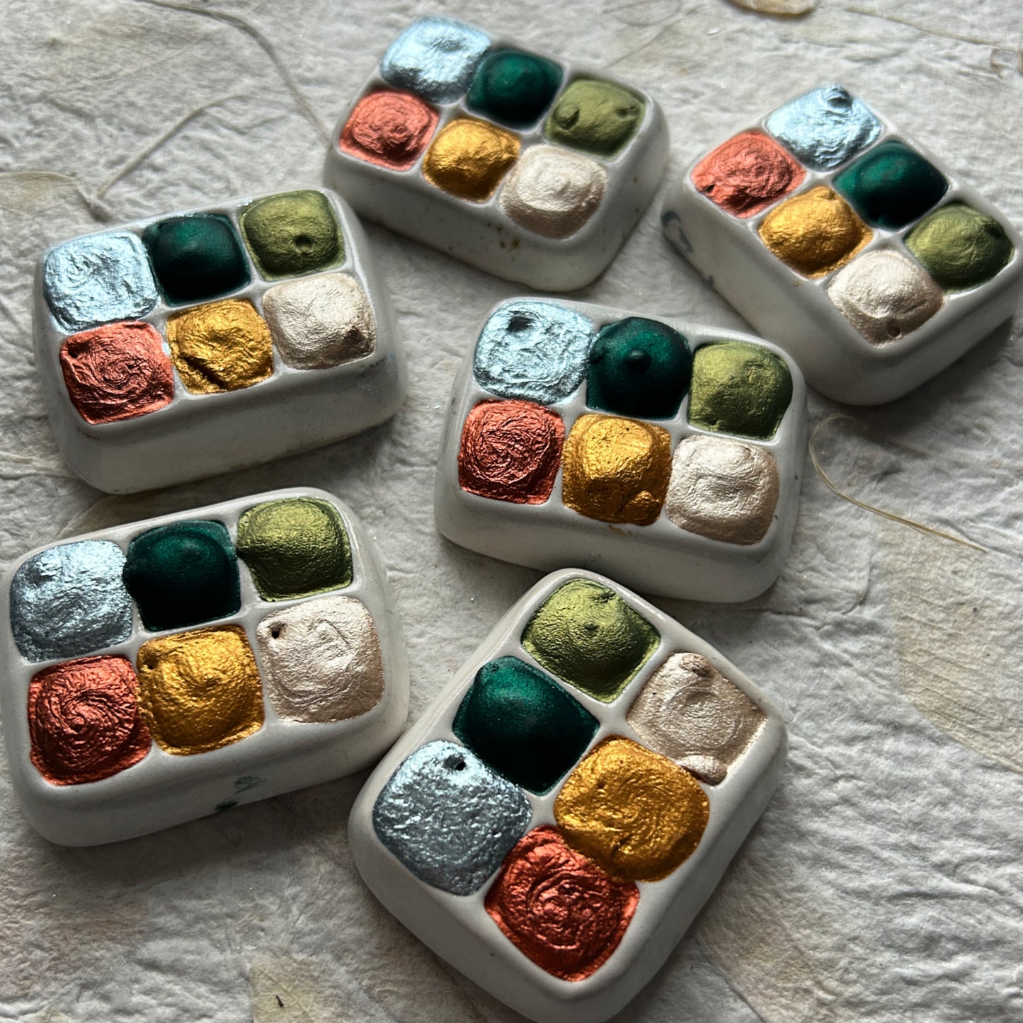 ✨New✨ Ceramic Mini Palette (Christmas) - by Pottery with Soul