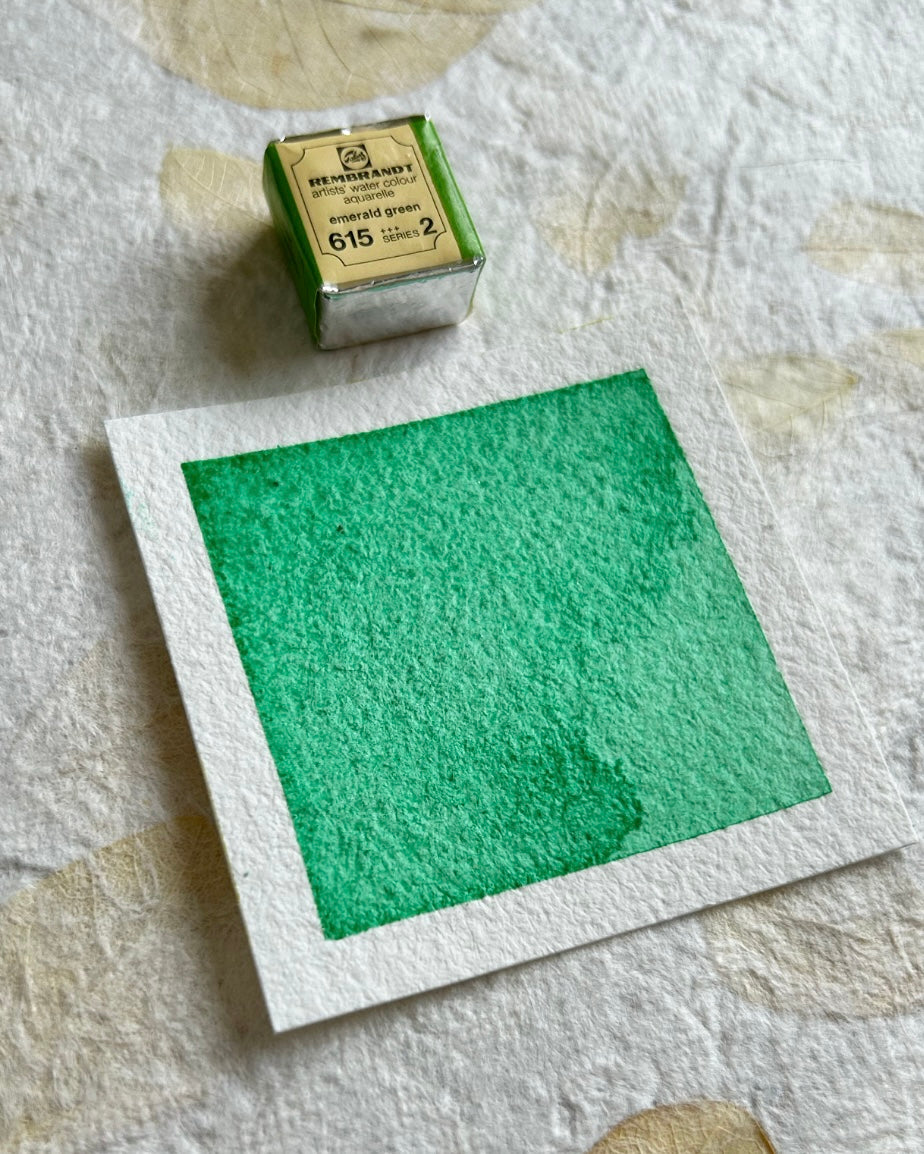 "Emerald Green" - Vintage Rembrandt Watercolours - 70's/80's