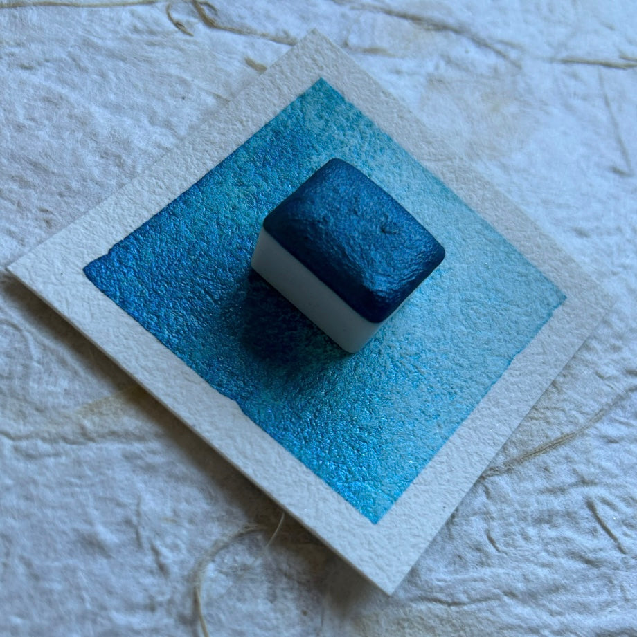 ✹New✹ "Summer Skies" - Synthetic Mica Blue Shimmer - Individual Pan