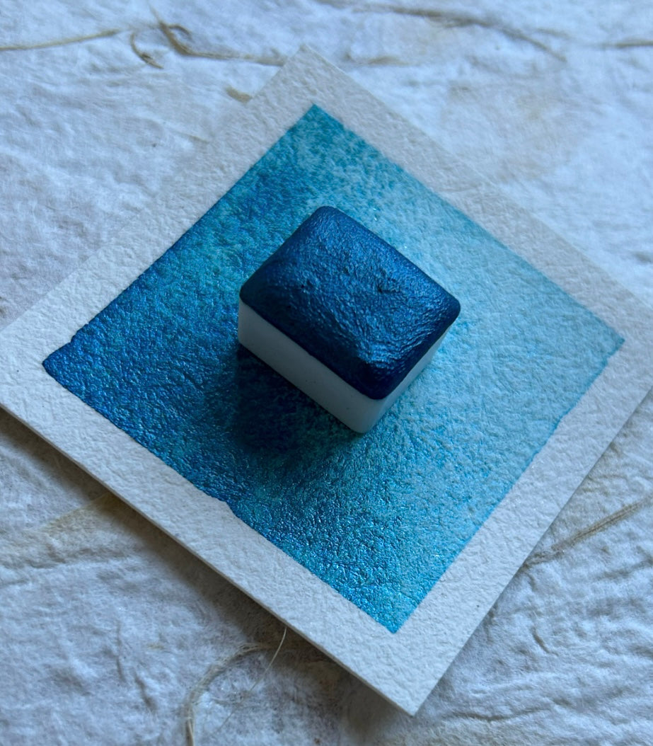 ✹New✹ "Summer Skies" - Synthetic Mica Blue Shimmer - Individual Pan