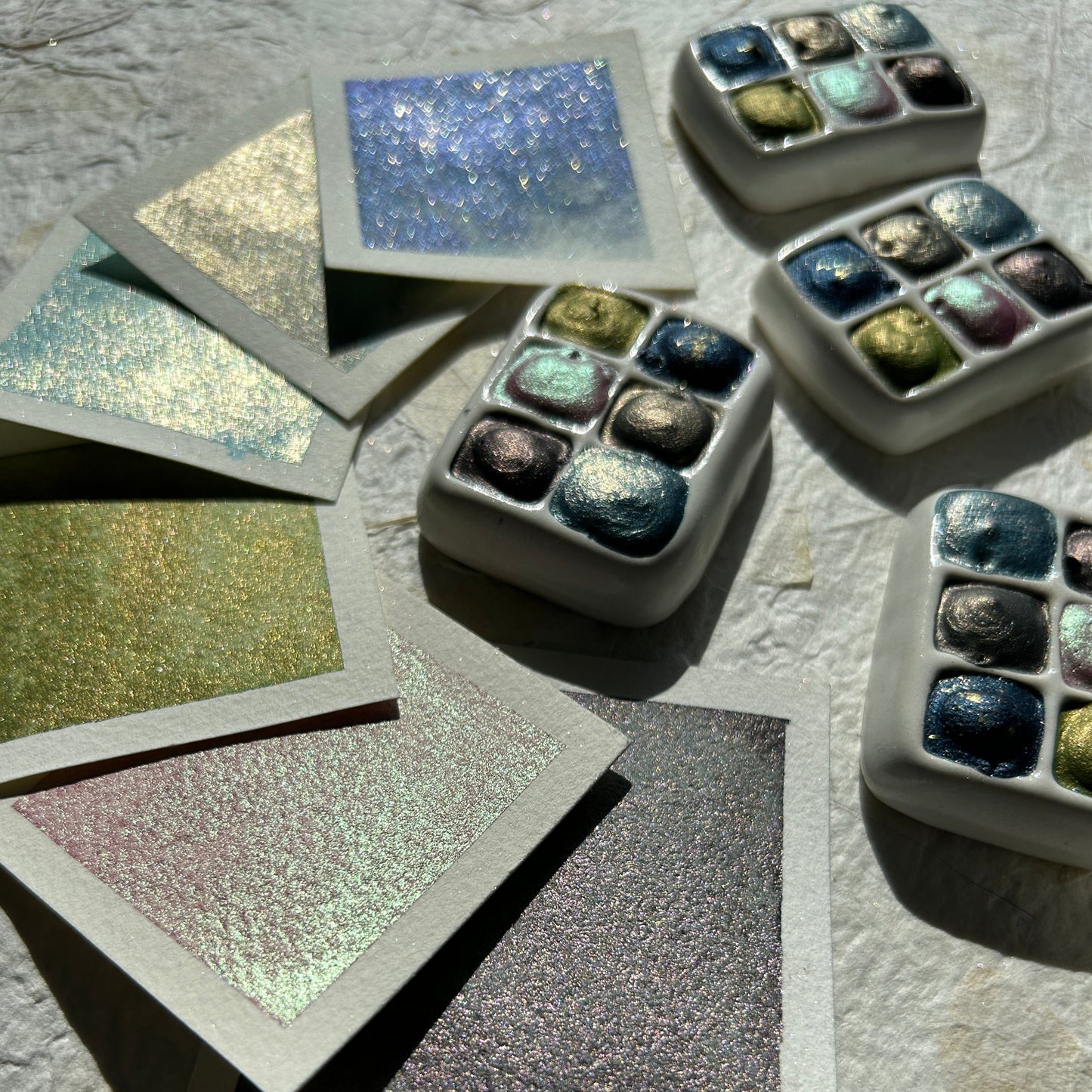 ✨New✨ Ceramic Mini Palettes - by Pottery with Soul