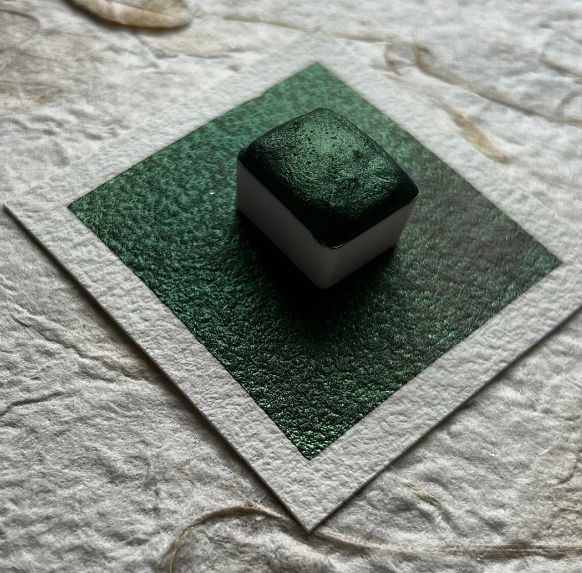 "Boreal Green" - Dark Green Shimmer