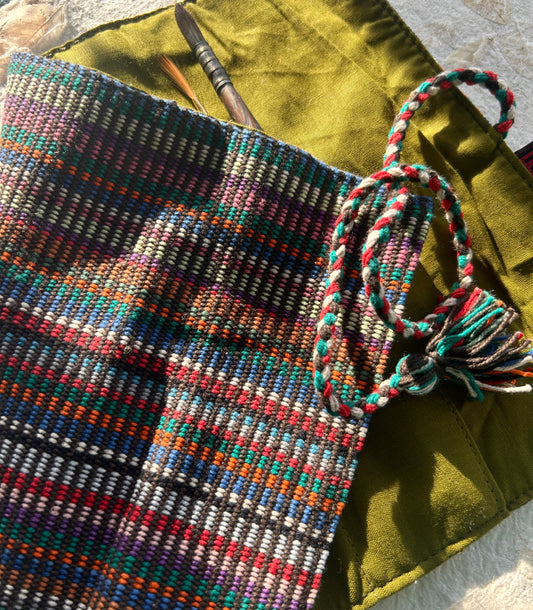 Nepali Brush Roll | Olive Green