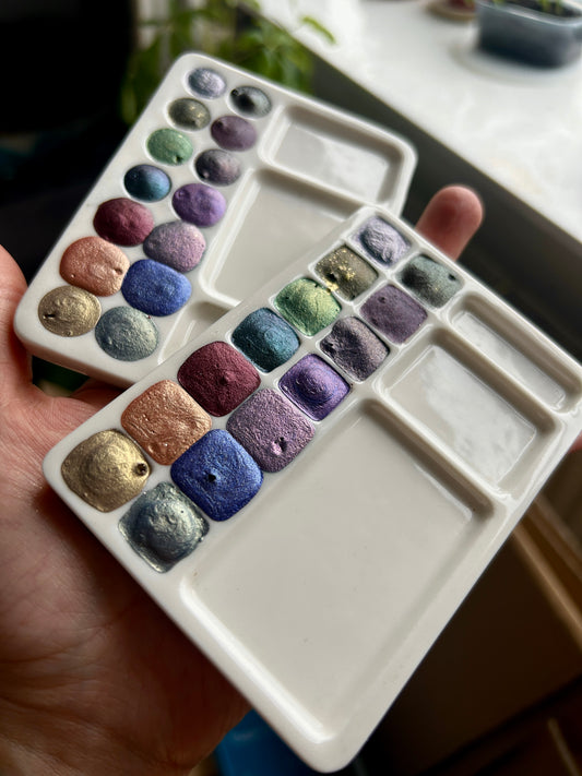 ✨B-GRADE✨ 14 Colour Ceramic Palette from Sugar Elephant Art