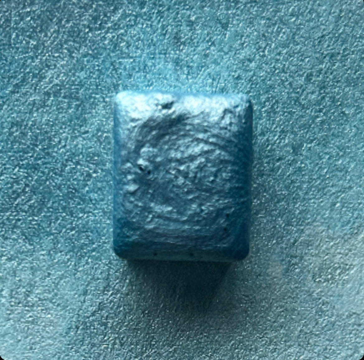 NEW VERSION - "Icy Blue" - Pastel Blue Shimmer - Individual Half Pan