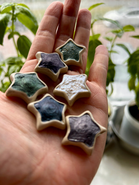 Ceramic Star Pans - Set of 6 - October Collection