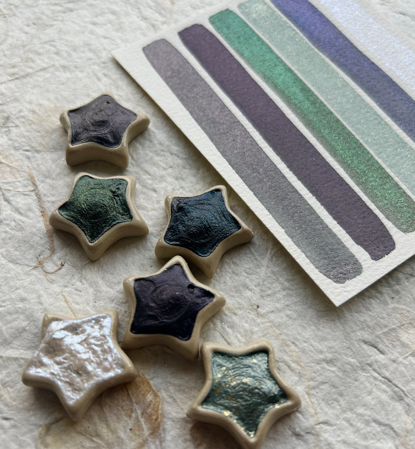 Ceramic Star Pans - Set of 6 - October Collection