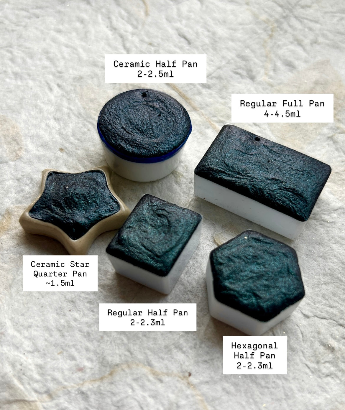 Ceramic Star Pans - Set of 6 - October Collection