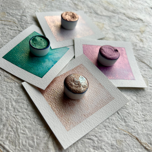 New - Ceramic Set of 4 colours - February Quartet