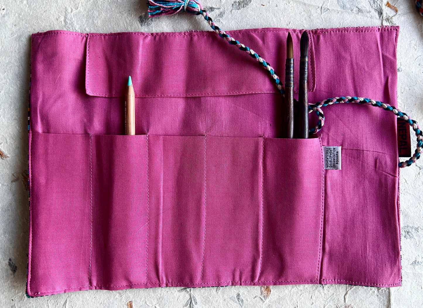 Nepali Brush Roll | Bubble Gum Pink