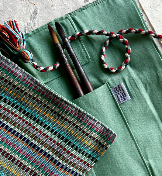 Nepali Brush Roll | Sage Green