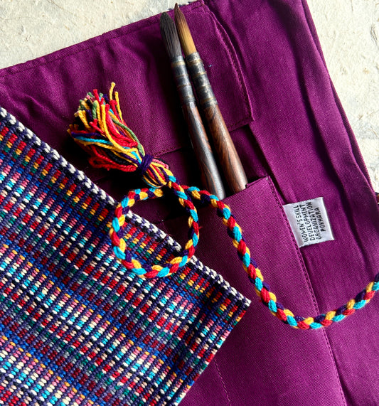 Nepali Brush Roll | Plum