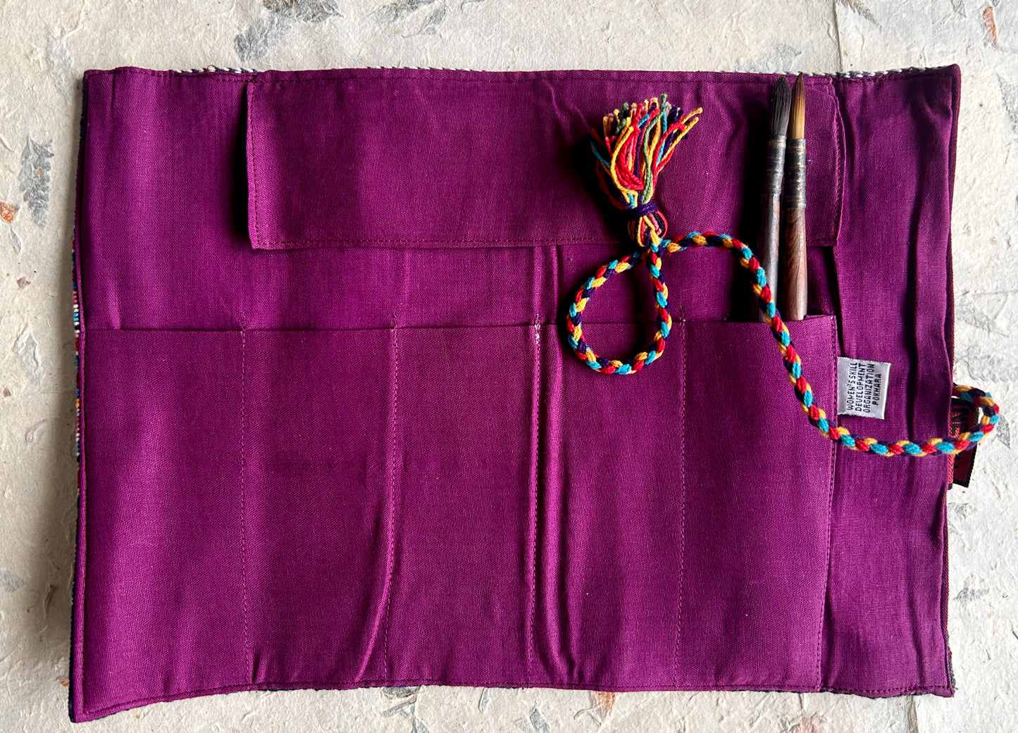 Nepali Brush Roll | Plum