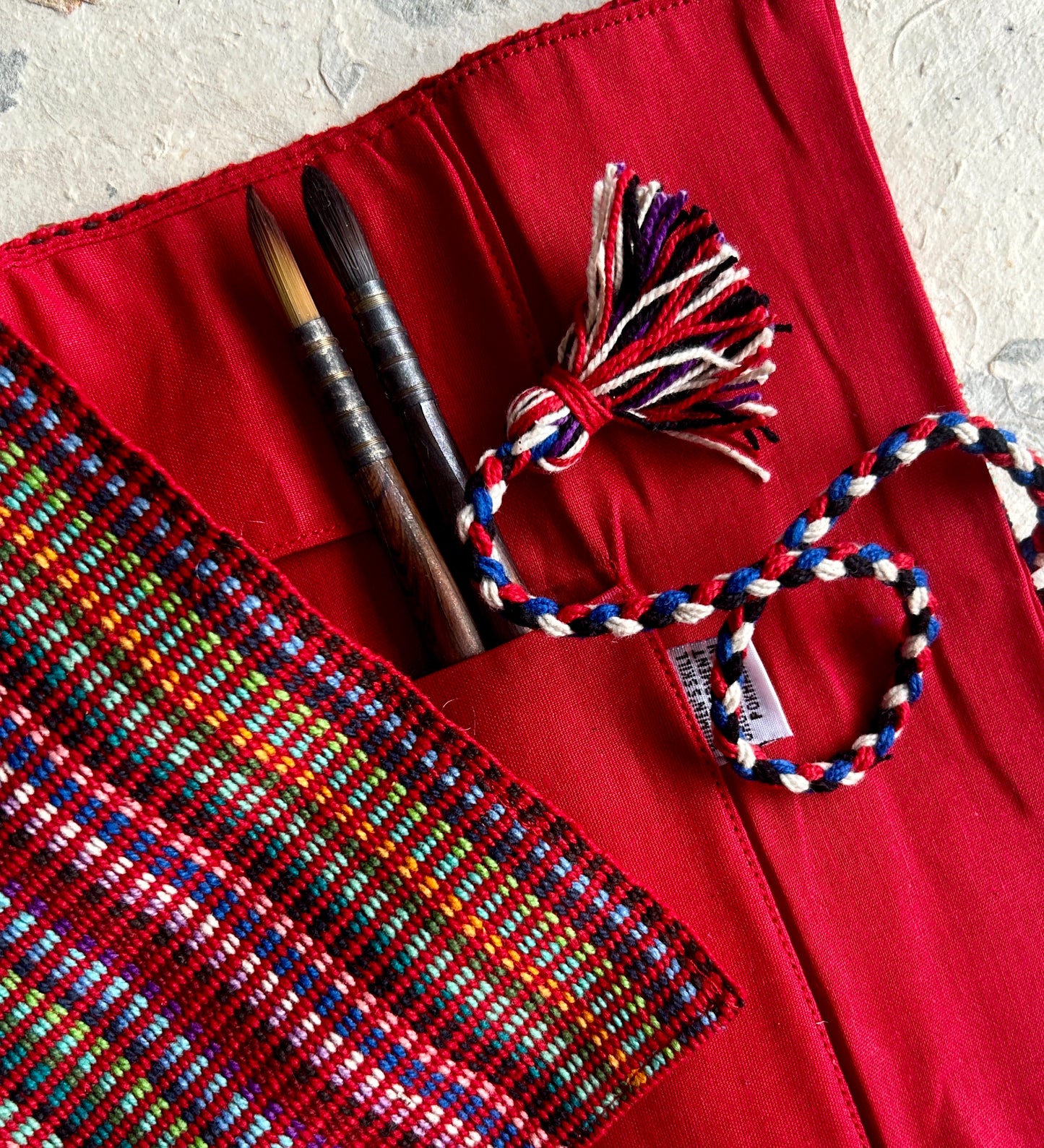 Nepali Brush Roll | Red