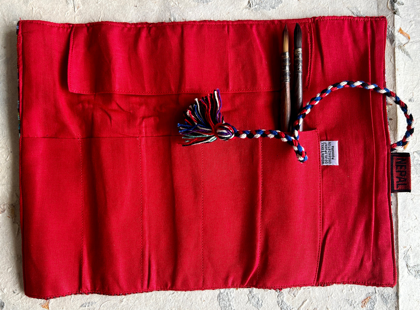 Nepali Brush Roll | Red