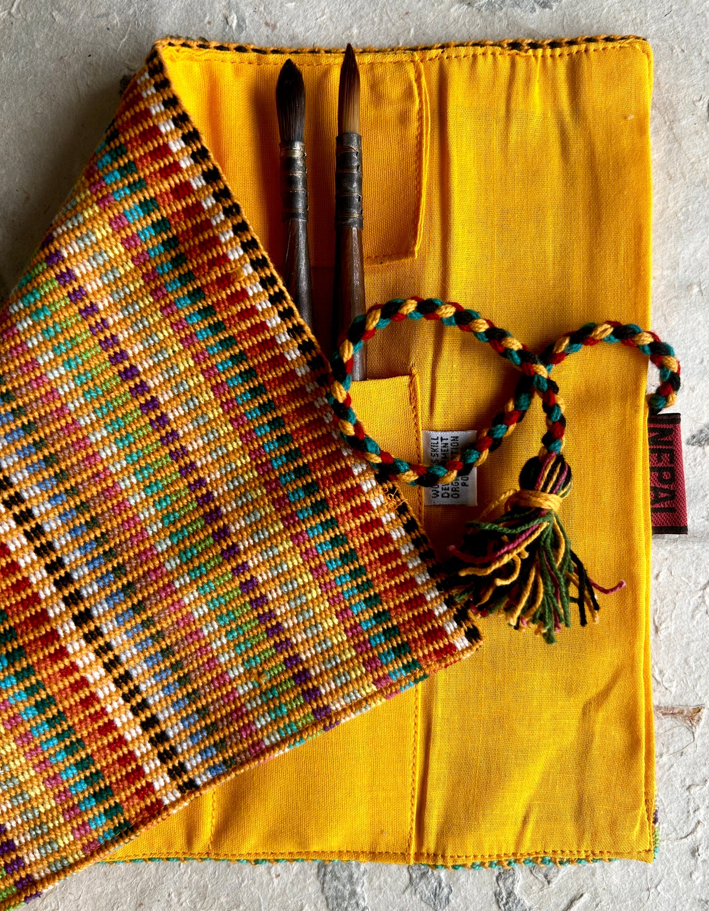 Nepali Brush Roll | Yellow