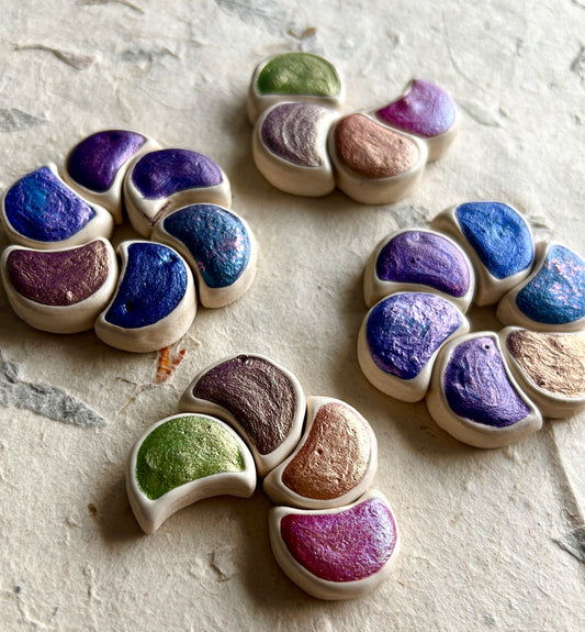 New - Ceramic Crescent Moon Sets