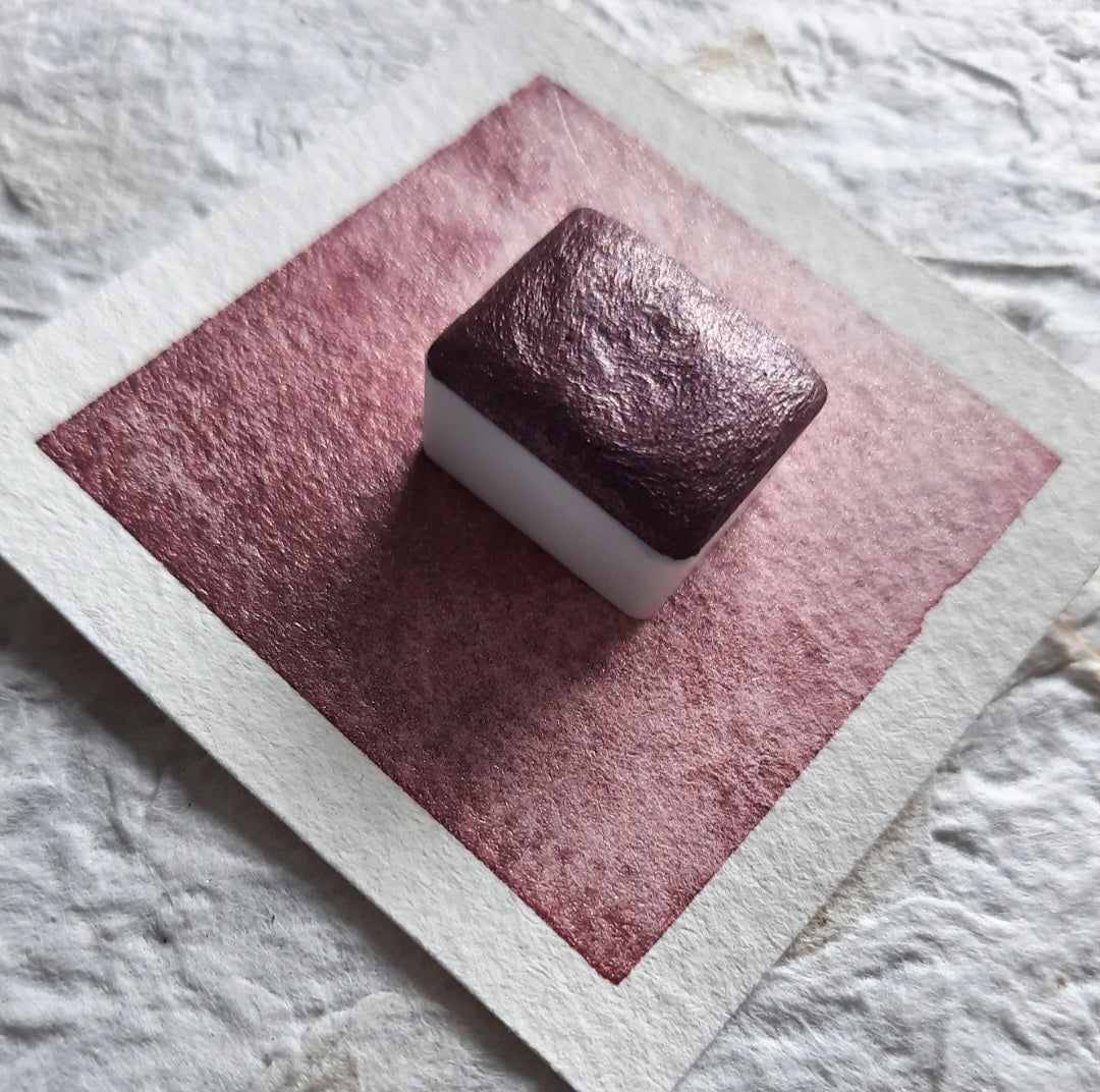 ✹5€ Half Pan✹ "Raspberry Velvet" - Pink Shimmer - Individual Pan