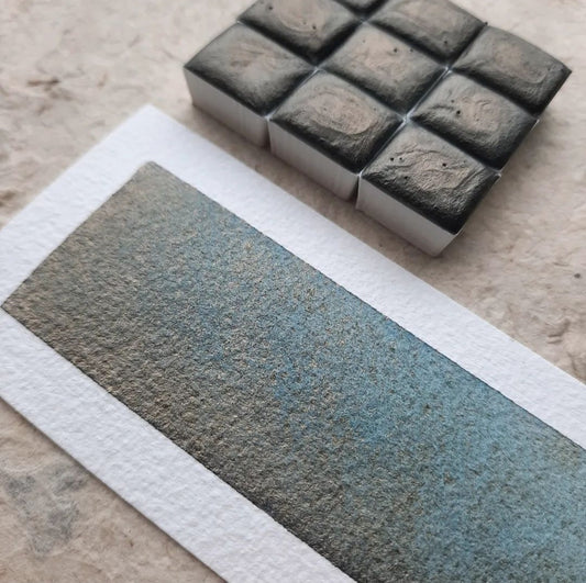 "Rainfall" - Duochrome Gold/Blue Shimmer - Individual Pan