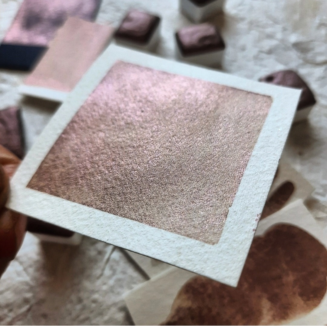 Synthetic Mica - "Dusty Rose" -  Individual Pan