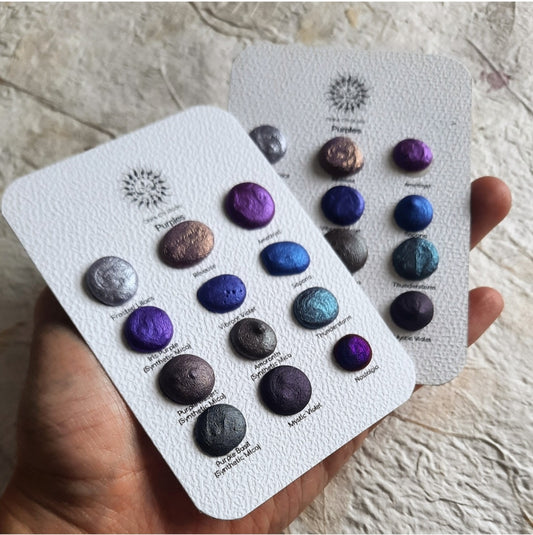 "The Purples" Dotcard - 12 Colour Monochrome Dotcard