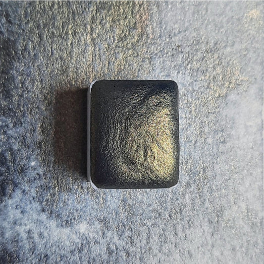"Golden Skies" - Duotone Gold/Blue Shimmer