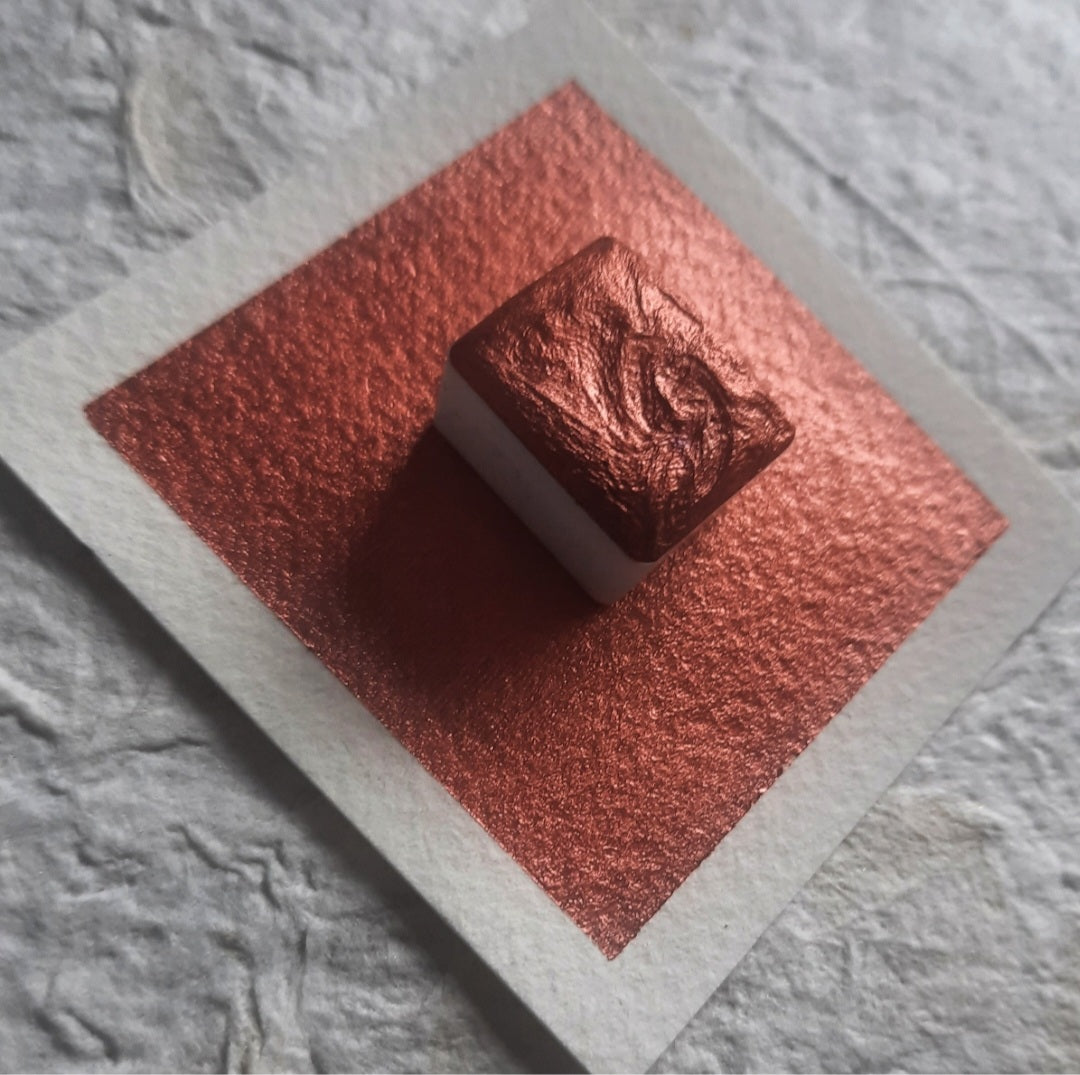 New Synthetic Mica Version! "Red Dragon" - Red Shimmer - Individual Pan