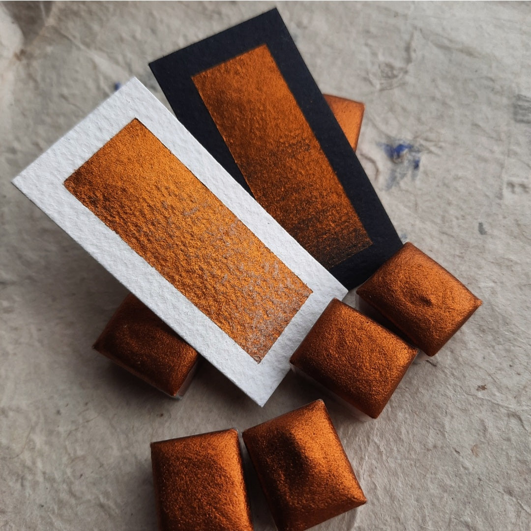 "Burnt Orange" - Aluminium Pigment - Individual Pan