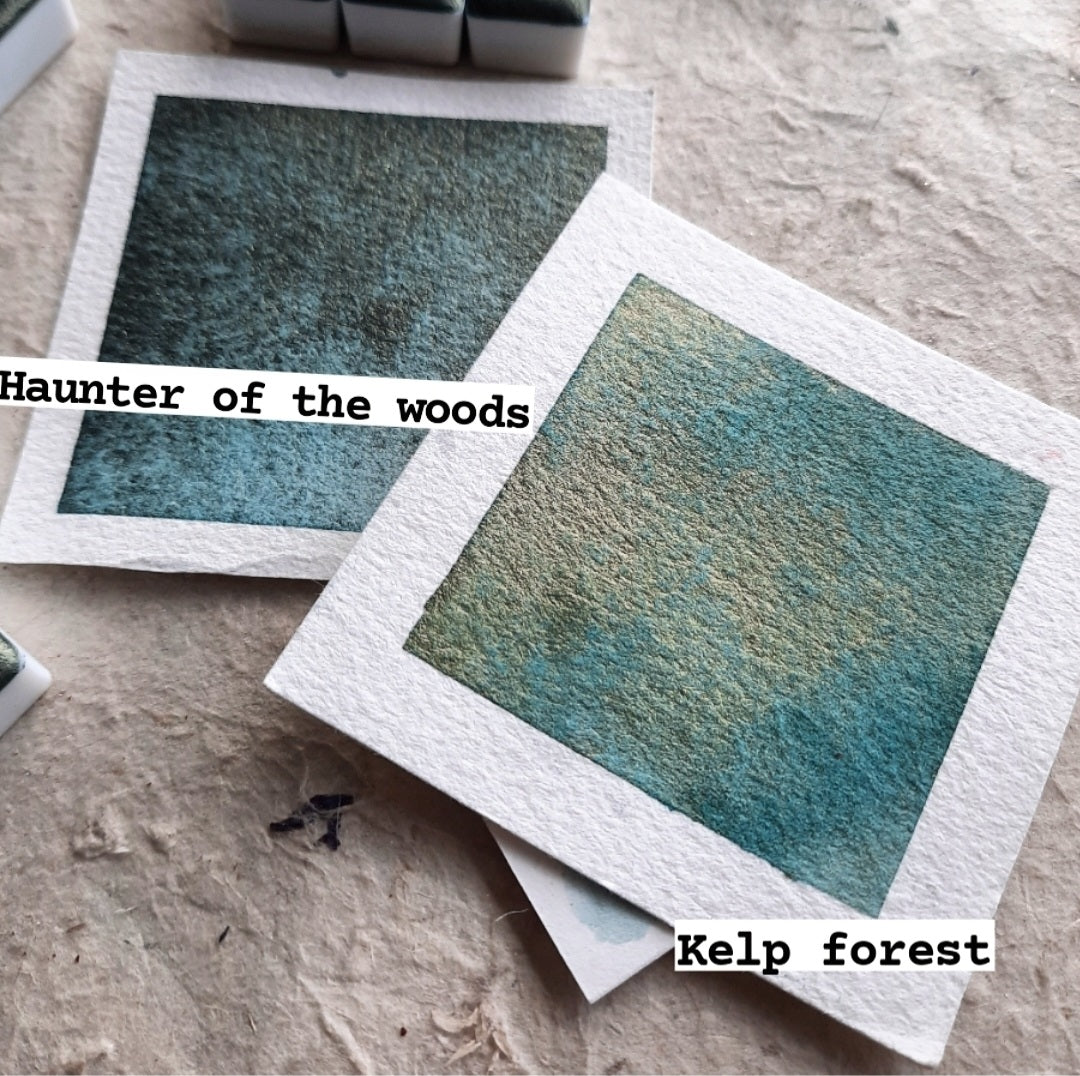 "Haunter of the Woods" - Dark Granulating Green - Individual Pan