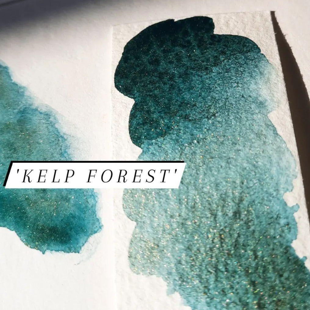 "Kelp Forest" - Bluish Green Shimmer