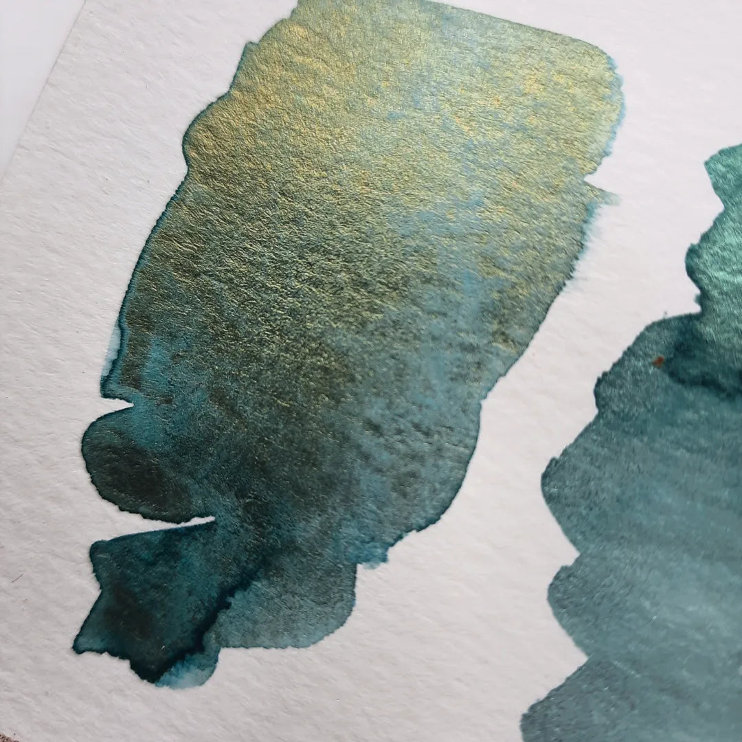 "Kelp Forest" - Bluish Green Shimmer - Individual Pan