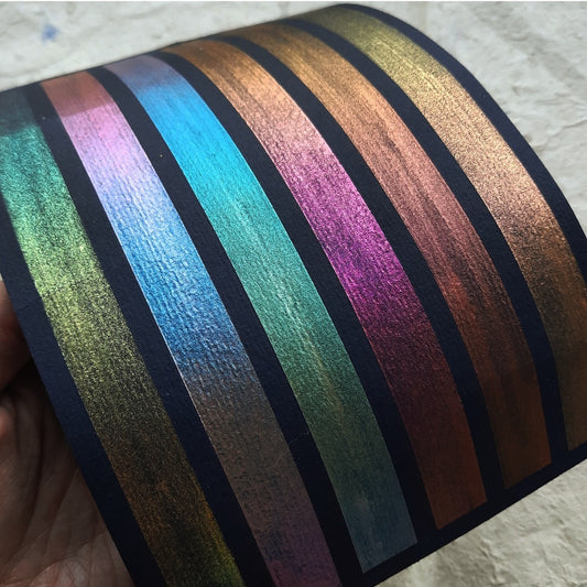 ✨Restock✨ The Chameleon I Palette - Set of 6 pans - Colourshifting Watercolors