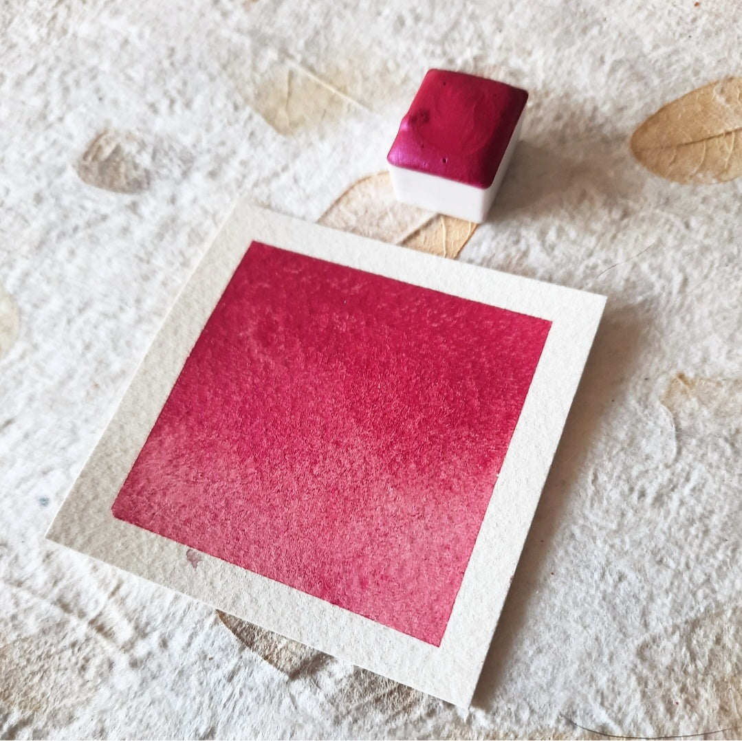 ✹5€ Half Pan✹ "Dragonfruit"-  Pink Shimmer - Individual Half Pan
